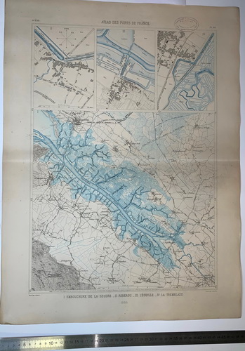 Atlas des ports de France. I. Embouchure de la Seudre. II. Riberou. III. L'Eguille IV. La Tremblade - landofmagazines.com