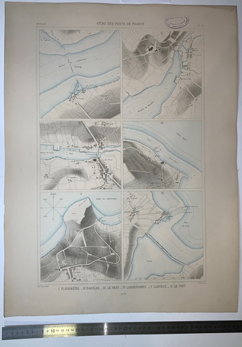 Atlas des ports de France. I. Plougastel. II. Daoulas. III. Le Faou. IV. Landevennec. V. Lanveoc. VI. Le fret - landofmagazines.com