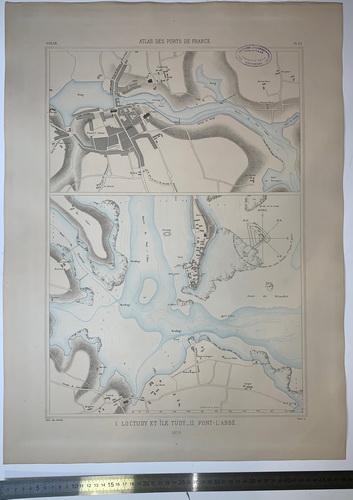 Atlas des ports de France. I. Loctudy et Ile Tudy. II. Pont-l'Abbe - landofmagazines.com