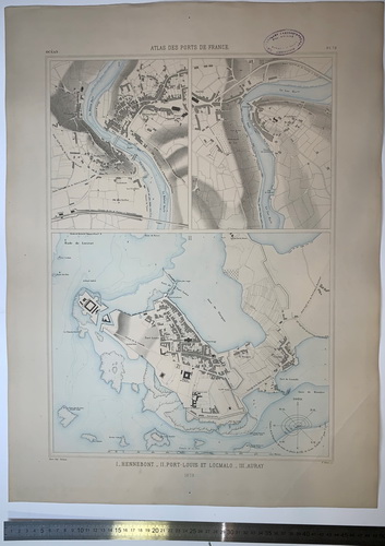 Atlas des ports de France. I. Hennebont. II. Port-Louis et Locmalo. III. Auray - landofmagazines.com