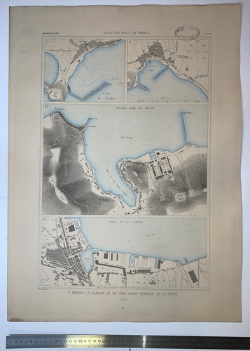 Atlas des ports de France. I. Bandol. II. Sanary. III. Le Cros-Saint-Georges. IV. La Seyne - landofmagazines.com