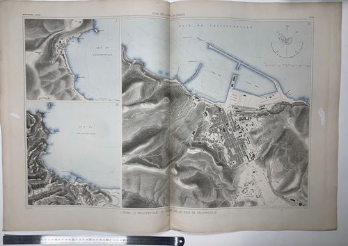 Atlas des ports de France. I. Stora. II. Philippeville. III. Crte de la Baie de Philippeville - landofmagazines.com