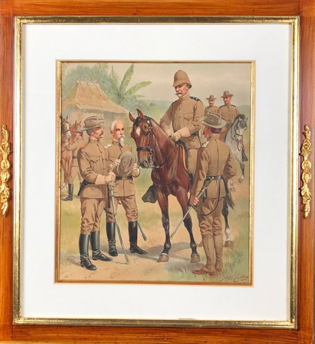 H.A.Ogden. Officer at horse - landofmagazines.com
