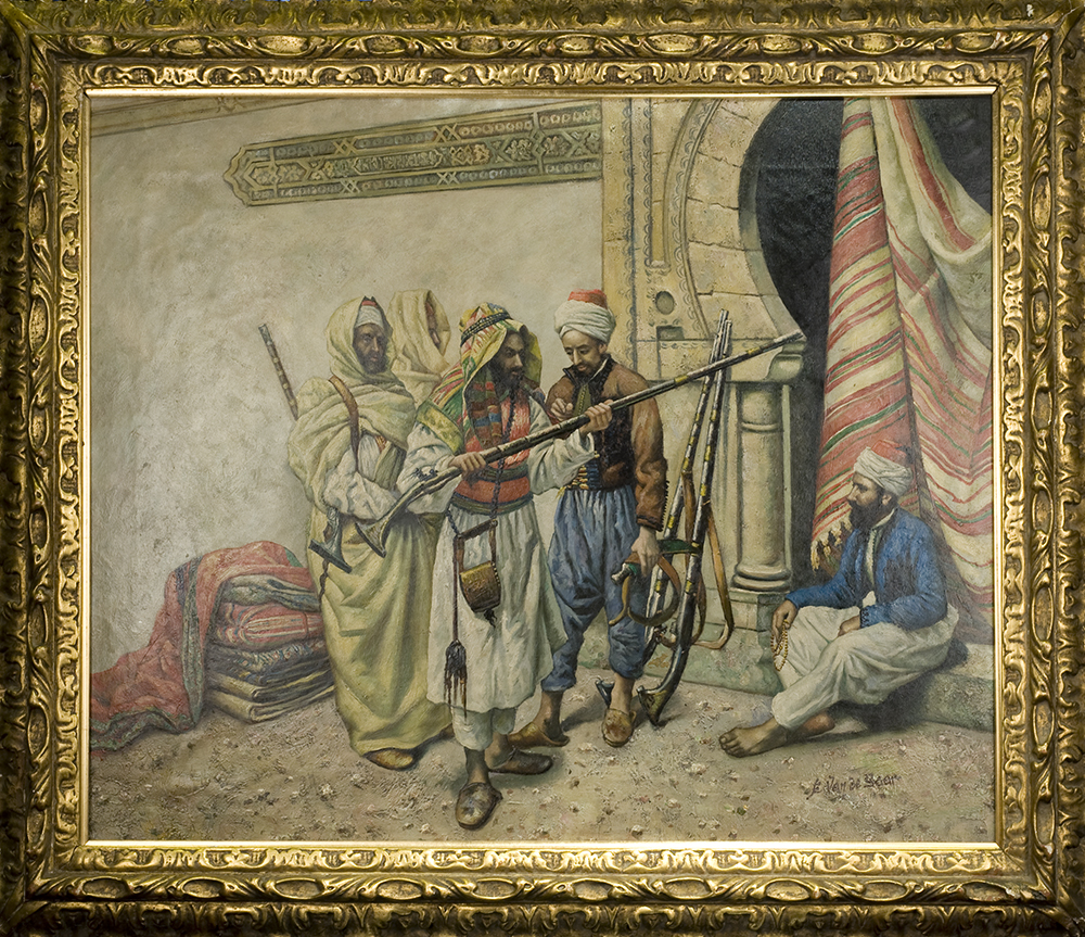 Arab Warriors. Oil on canvas. Europe, end of XIX cent. - landofmagazines.com