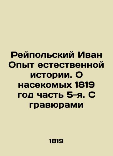 Reypol Ivan The Experience of Natural History. About Insects 1819 Part 5. With Engravings In Russian (ask us if in doubt)/Reypol'skiy Ivan Opyt estestvennoy istorii. O nasekomykh 1819 god chast' 5-ya. S gravyurami - landofmagazines.com