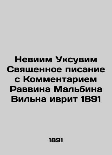 Neviim Uksuvim Holy Scripture with Commentary by Rabbi Malbin Vilne Hebrew 1891 In Russian (ask us if in doubt)/Neviim Uksuvim Svyashchennoe pisanie s Kommentariem Ravvina Mal'bina Vil'na ivrit 1891 - landofmagazines.com