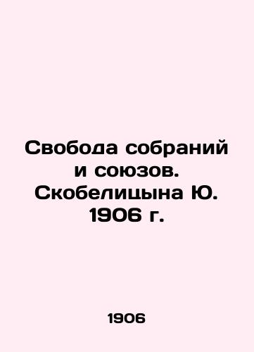 Freedom of assembly and association. Skobelitsyn Yu. 1906 In Russian (ask us if in doubt)/Svoboda sobraniy i soyuzov. Skobelitsyna Yu. 1906 g. - landofmagazines.com