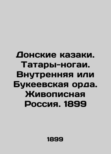 Don Cossacks. Nogai Tatars. Inner or Bukeevskaya horde. Painting Russia. 1899 In Russian (ask us if in doubt)/Donskie kazaki. Tatary-nogai. Vnutrennyaya ili Bukeevskaya orda. Zhivopisnaya Rossiya. 1899 - landofmagazines.com