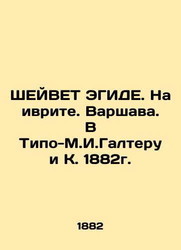 SHAVET EGIDE. In Hebrew. Warsaw. In Tipo-M.I. Galter and K. 1882. In Russian (ask us if in doubt)/ShEYVET EGIDE. Na ivrite. Varshava. V Tipo-M.I.Galteru i K. 1882g. - landofmagazines.com