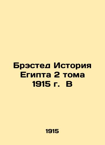 Brasted History of Egypt 2 Volumes 1915 B In Russian (ask us if in doubt)/Brested Istoriya Egipta 2 toma 1915 g. B - landofmagazines.com