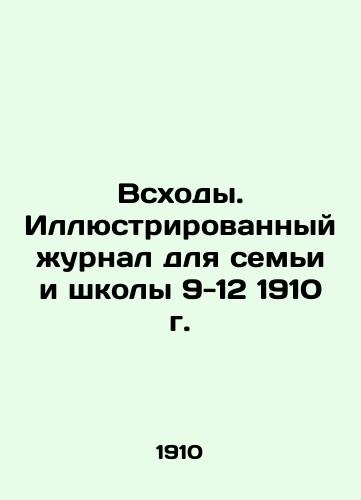 Outbursts. Illustrated magazine for family and school 9-12 1910 In Russian (ask us if in doubt)/Vskhody. Illyustrirovannyy zhurnal dlya sem'i i shkoly 9-12 1910 g. - landofmagazines.com