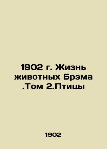 1902 The Life of Bram's Animals. Volume 2.Birds In Russian (ask us if in doubt)/1902 g. Zhizn' zhivotnykh Brema.Tom 2.Ptitsy - landofmagazines.com