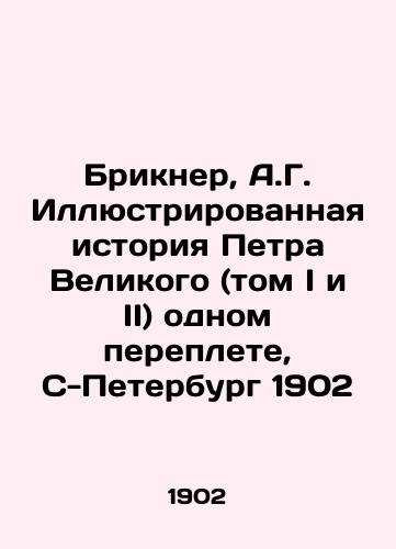 Brickner, A.G. Illustrated History of Peter the Great (Vols. I and II) One Book, St. Petersburg 1902 In Russian (ask us if in doubt)/Brikner, A.G. Illyustrirovannaya istoriya Petra Velikogo (tom I i II) odnom pereplete, S-Peterburg 1902 - landofmagazines.com