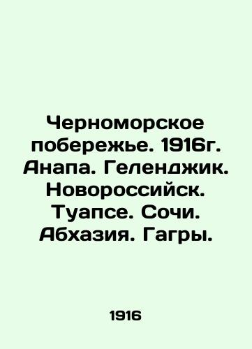 Black Sea coast. 1916. Anapa. Gelendzhik. Novorossiysk. Tuapse. Sochi. Abkhazia. Gagra. In Russian (ask us if in doubt)/Chernomorskoe poberezh'e. 1916g. Anapa. Gelendzhik. Novorossiysk. Tuapse. Sochi. Abkhaziya. Gagry. - landofmagazines.com