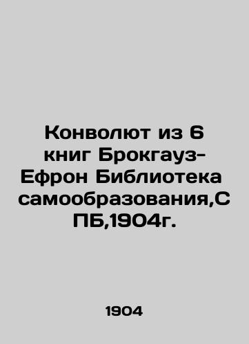 A Convolute of 6 Brockhaus-Ephron Books, Self-Education Library, St. Petersburg, 1904. In Russian (ask us if in doubt)/Konvolyut iz 6 knig Brokgauz-Efron Biblioteka samoobrazovaniya,SPB,1904g. - landofmagazines.com