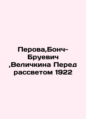 Perova, Bonch-Bruevich, Velichkina Before Dawn 1922 In Russian (ask us if in doubt)/Perova,Bonch-Bruevich ,Velichkina Pered rassvetom 1922 - landofmagazines.com