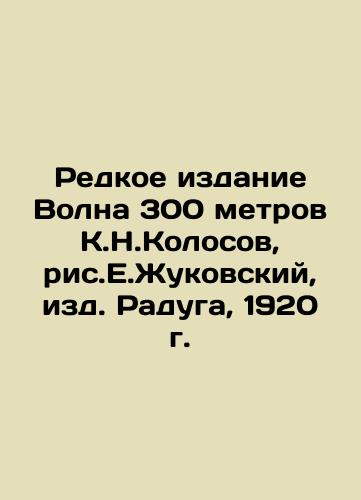 Rare edition Wave 300 metres by K.N. Kolosov, figure by E.Zhukovsky, edition of Raduga, 1920 In Russian (ask us if in doubt)/Redkoe izdanie Volna 300 metrov K.N.Kolosov, ris.E.Zhukovskiy, izd. Raduga, 1920 g. - landofmagazines.com