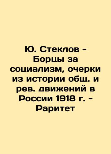 Yuri Steklov - Fighters for Socialism, Essays from the History of General and Rev. Movements in Russia 1918 - Rarity In Russian (ask us if in doubt)/Yu. Steklov - Bortsy za sotsializm, ocherki iz istorii obshch. i rev. dvizheniy v Rossii 1918 g. - Raritet - landofmagazines.com