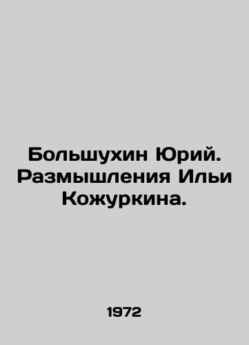 Bolshukhin Yuriy. Razmyshleniya Ili Kozhurkina./Yuri Bolshukhin. Reflections by Ilya Kozhurkin. In Russian (ask us if in doubt). - landofmagazines.com