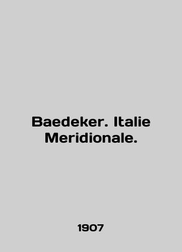 Baedeker. Italie Meridionale./Baedeker. Italie Meridionale. In English (ask us if in doubt) - landofmagazines.com