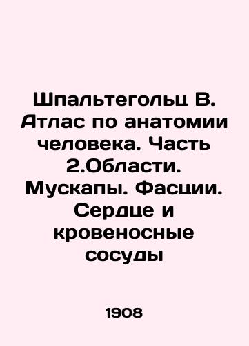 Shpaltegolts V. Atlas po anatomii cheloveka. Chast 2.Oblasti. Muskapy. Fastsii. Serdtse i krovenosnye sosudy/Spaltegoltz V. Atlas of Human Anatomy. Part 2. Region. Muskapas. Fascias. Heart and blood vessels In Russian (ask us if in doubt) - landofmagazines.com