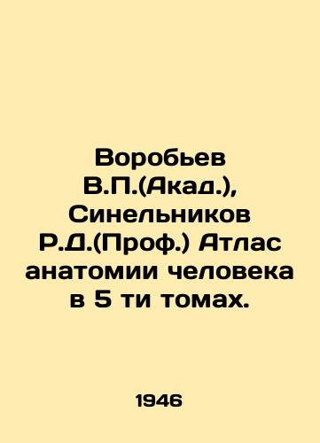 Vorobev V.P.(Akad.), Sinelnikov R.D.(Prof.) Atlas anatomii cheloveka v 5 ti tomakh./Vorobyov V.P. (Akad.), Sinelnikov R.D. (Prof.) Atlas of Human Anatomy in 5 Volumes. In Russian (ask us if in doubt). - landofmagazines.com