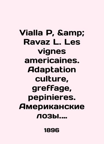 Vialla P, & Ravaz L. Les vignes americaines. Adaptation culture, greffage, pepinieres. Amerikanskie lozy. Adaptatsiya kultury, privivki, pitomniki./Vialla P, & amp; Ravaz L. Les vignes americaines. Adaptation culture, greffage, pepinieres. American vines In French (ask us if in doubt). - landofmagazines.com