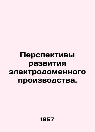 Perspektivy razvitiya elektrodomennogo proizvodstva./Prospects for the development of electric blast furnace production. In Russian (ask us if in doubt) - landofmagazines.com