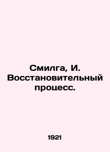 Smilga, I. Vosstanovitelnyy protsess./Smilga, I. The Restoration Process. In Russian (ask us if in doubt) - landofmagazines.com