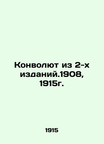 Konvolyut iz 2-kh izdaniy.1908, 1915g./Convolutee from 2 editions. 1908, 1915. In Russian (ask us if in doubt) - landofmagazines.com