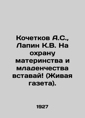 Kochetkov A.S., Lapin K.V. Na okhranu materinstva i mladenchestva vstavay (Zhivaya gazeta)./Kochetkov A.S., Lapin K.V. Stand up for the protection of mothers and infants In Russian (ask us if in doubt) - landofmagazines.com