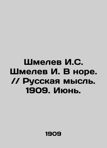 Shmelev I.S. Shmelev I. V nore.Russkaya mysl. 1909. Iyun./Shmelev I. S. Shmelev I. In the hole. Russian Thought. 1909. June. In Russian (ask us if in doubt) - landofmagazines.com