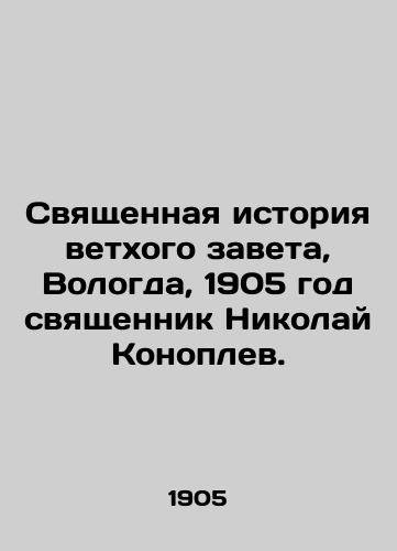 Svyashchennaya istoriya vetkhogo zaveta, Vologda, 1905 god svyashchennik Nikolay Konoplev./The Holy History of the Old Testament, Vologda, 1905, by Priest Nikolai Konoplev. - landofmagazines.com