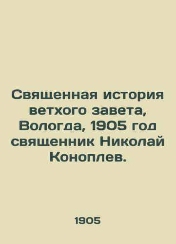 Svyashchennaya istoriya vetkhogo zaveta, Vologda, 1905 god svyashchennik Nikolay Konoplev./The Holy History of the Old Testament, Vologda, 1905, by Priest Nikolai Konoplev. - landofmagazines.com