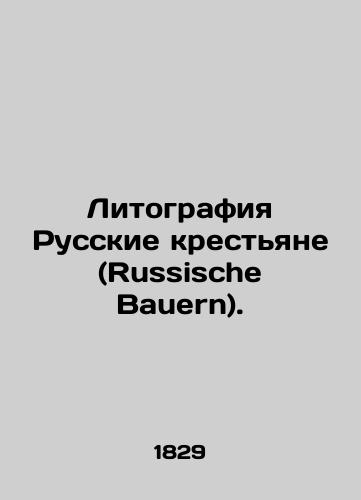 Litografiya Russkie krestyane (Russische Bauern)./Lithography Russian Peasants (Russische Bauern). In Russian - landofmagazines.com