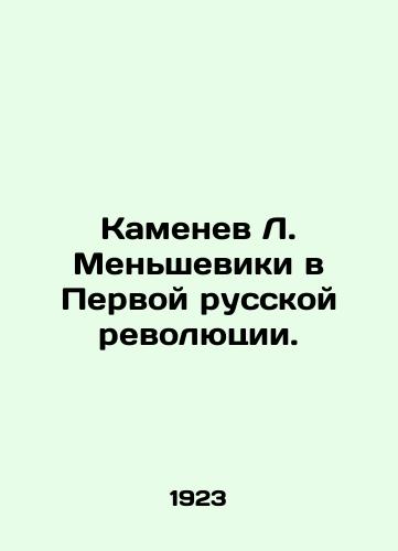 Kamenev L. Mensheviki v Pervoy russkoy revolyutsii./Kamenev L. Mensheviks in the First Russian Revolution. In Russian - landofmagazines.com