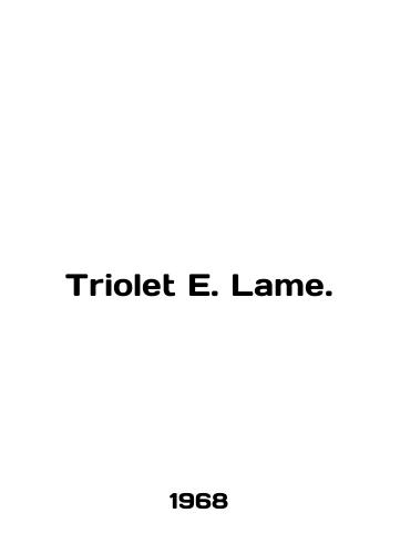 Triolet E. Lame./Triolet E. Lame. In French - landofmagazines.com