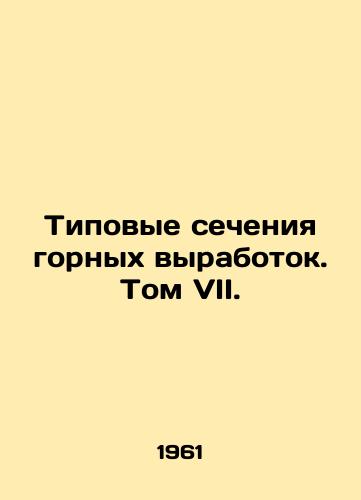 Tipovye secheniya gornykh vyrabotok. Tom VII./Typical Sections of Mines. Volume VII. In Russian - landofmagazines.com