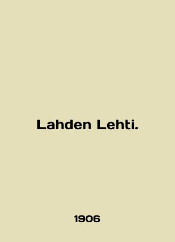 Lahden Lehti./Lahden Lehti. In English - landofmagazines.com
