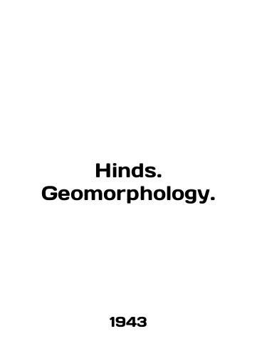 Hinds. Geomorphology./Hinds. Geomorphology. In English - landofmagazines.com