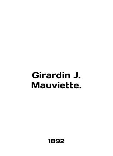 Girardin J. Mauviette./Girardin J. Mauviette. In French - landofmagazines.com