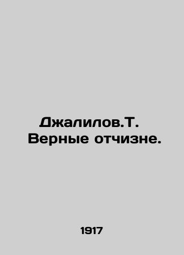 Dzhalilov.T.   Vernye otchizne./Jalilov.T. Faithful to the Motherland. In Russian - landofmagazines.com