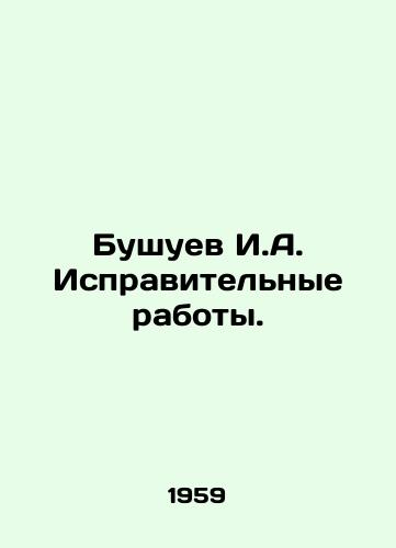 Bushuev I.A. Ispravitelnye raboty./Bushuev I.A. Correctional work. In Russian - landofmagazines.com