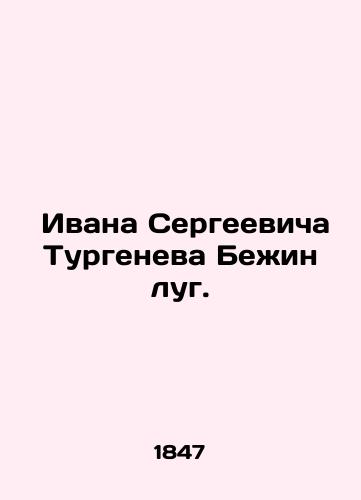 Ivana Sergeevicha Turgeneva Bezhin lug. /Ivan Sergeevich Turgenev Bezhin Meadow. - landofmagazines.com