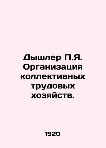 Dyshler Ya. Organizatsiya kollektivnykh trudovykh khozyaystv./g. Breathe Organization of Collective Labor. In Russian - landofmagazines.com