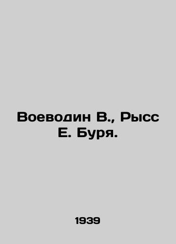 Voevodin V.,  Ryss E. Burya./Voevodin V.,  Riss E. Storm. In Russian - landofmagazines.com