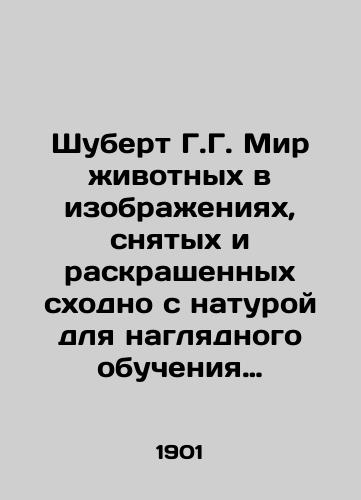 Shubert G.G. Mir ivotnyx v izobraeniyax, snyatyx i raskrashennyx sxodno s naturoy dlya naglyadnogo obucheniya estestvennoy istorii ivotnogo tsarstva v seme i shkole — 8-e izd./Schubert H.G. The Animal World in Images, Shot and Colored with Nature to Visualize the Natural History of the Animal Kingdom in the Family and School, 8th Edition. - landofmagazines.com